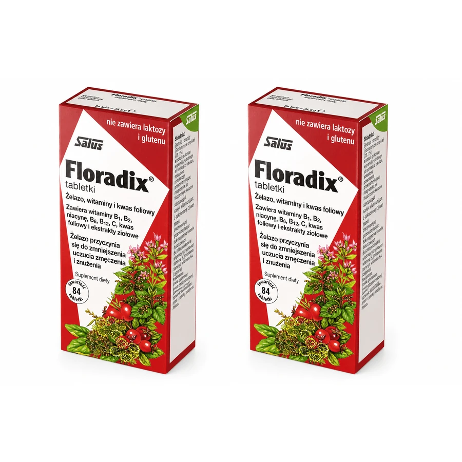 Floradix Eisen und Vitamine, 2 x 84 Tabletten