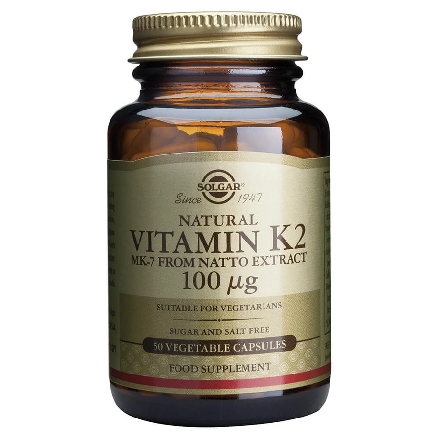 Solgar Vitamin K2 100 μg, 50 Kapseln