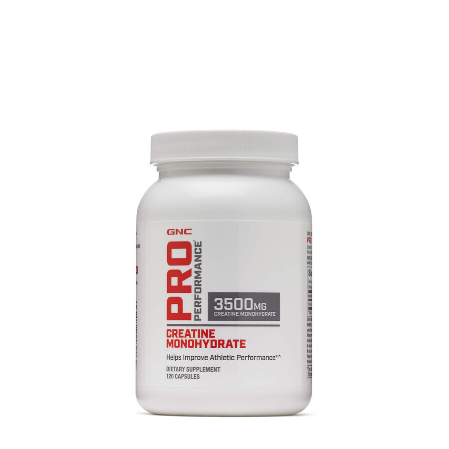 Gnc Pro Leistung Kreatin-Monohydrat 3500 Mg, Kreatin-Monohydrat, 120 Cps