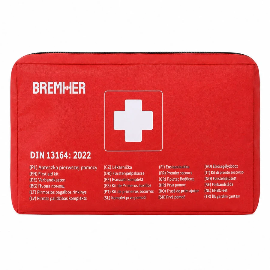 Bremher EHBO-set voor in de auto DIN 13164:2022 - EHBO-set met benodigdheden