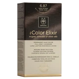 Apivita My Color Elixir Permanente haarverf N6.87 Donkerblond met parelmoerglans
