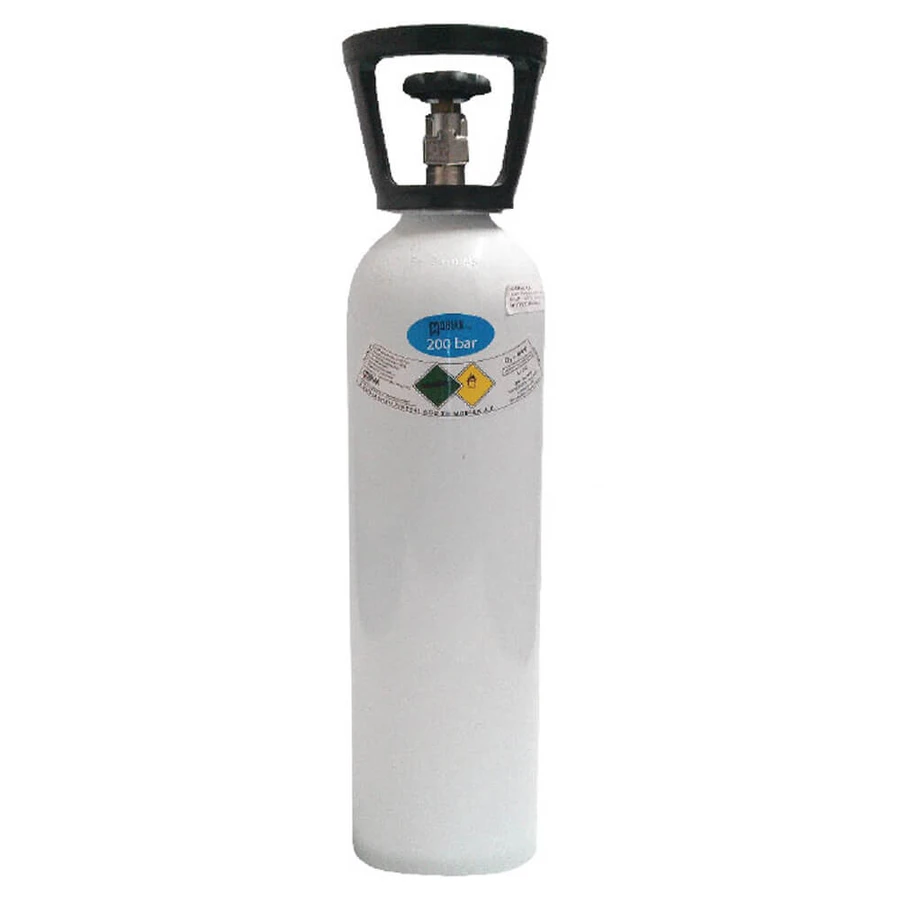 Botella de oxígeno médico de aluminio Mobiak con válvula - 25E 2 litros 0202023
