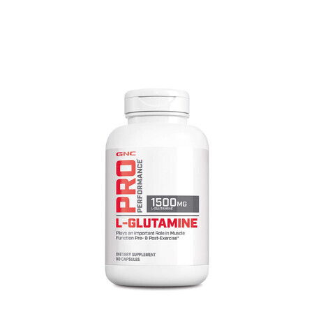Gnc Pro Leistung L-Glutamin 1500 Mg, Glutamin, 90 Cps