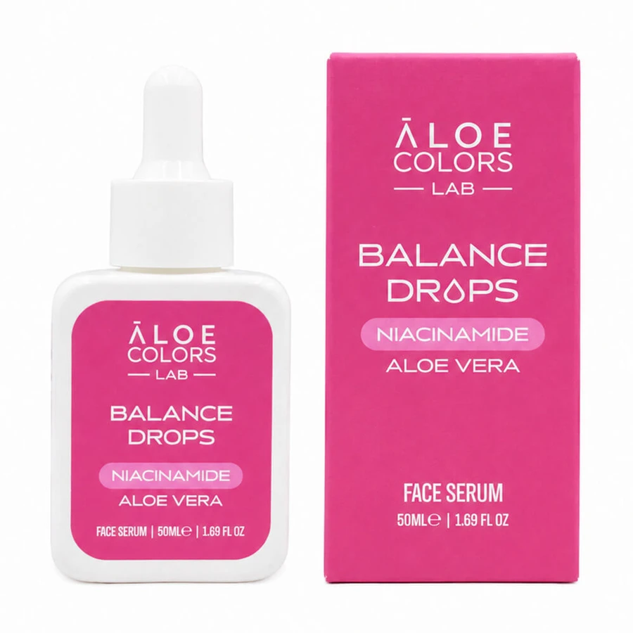Aloe+ Colors Ser facial Balance Drops cu niacinamidă 50 ml