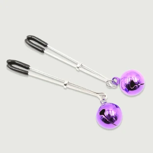 Cleme pentru sfârcuri cu presiune reglabilă și clopoței - Violet