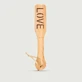 Série « Wooden Love » : pagaie en bambou avec gravure « LOVE »