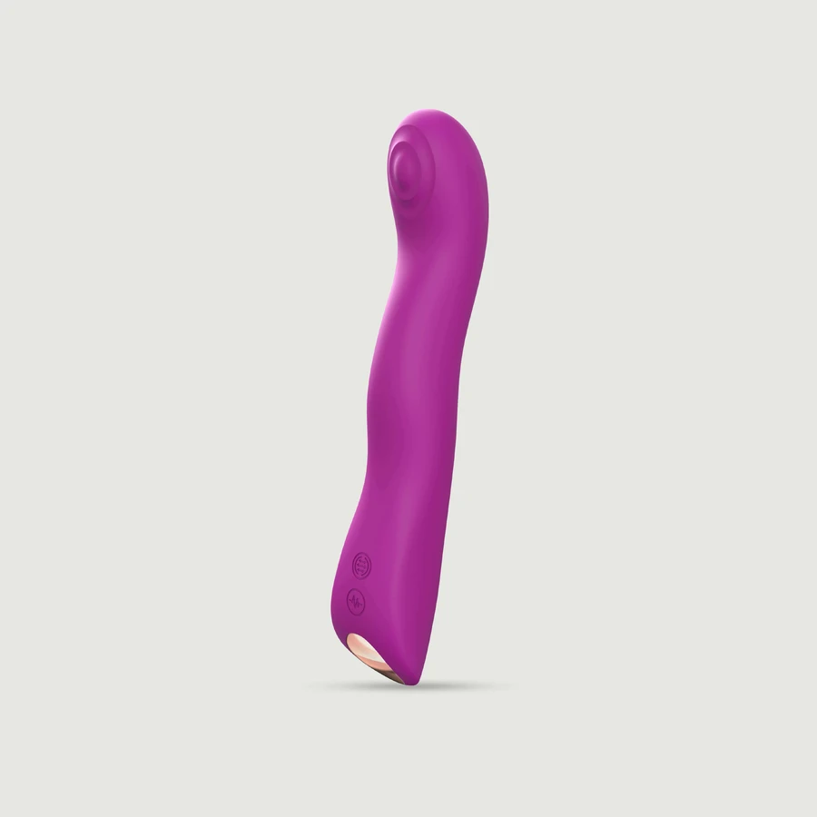 Vibratore flessibile Swap Premium in silicone con 3 motori e funzione "tapping" - Viola