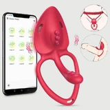 De Clit Tingler: een via een app bedienbare, draagbare vibrator in de vorm van een vlinder – rood