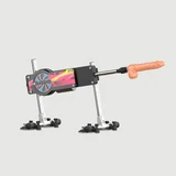 Máquina sexual multifunción Zeus Premium con función de calor y vibración - Negra