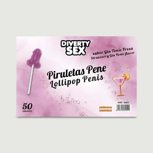Gin and Tonic-Flavored Penis Lollipop