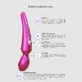Stimulateur clitoridien à ailettes Pleaser Premium - Rose irisé