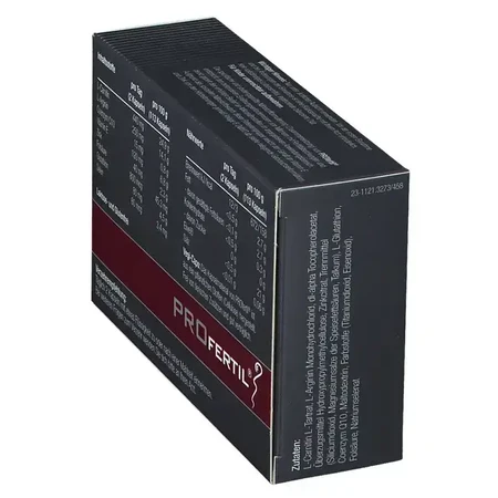 PROfertil Coplément alimentaire pour augmenter la fertilité masculine, 2x60 gélules, Lenus Pharma
