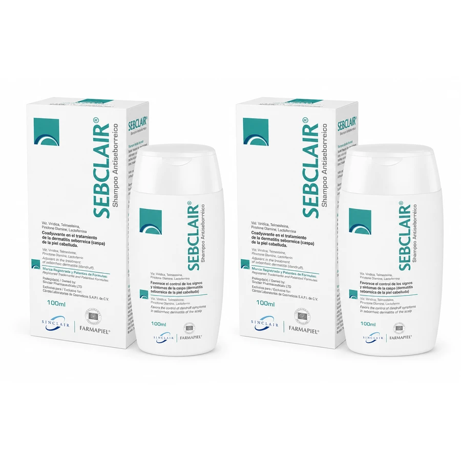 Shampoo Sebclair, 2 x 100 ml, Alliance Pharma