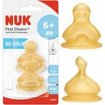 NUK First Choice+ Mamelon de cauciuc mediu 6+ luni 6 bucăți
