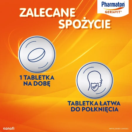 Pharmaton Geriavit, 2x100 comprimés pelliculés
