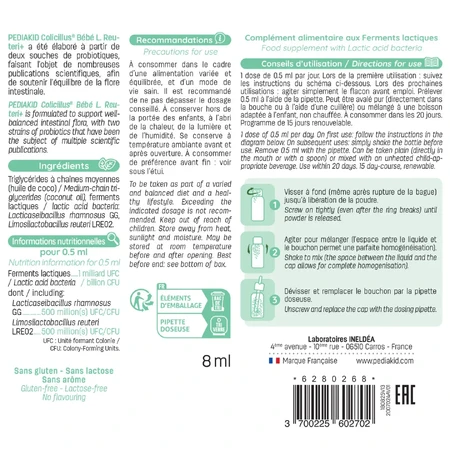 Probiotic Colicillus Bébé, 2x8 ml, Pediakid