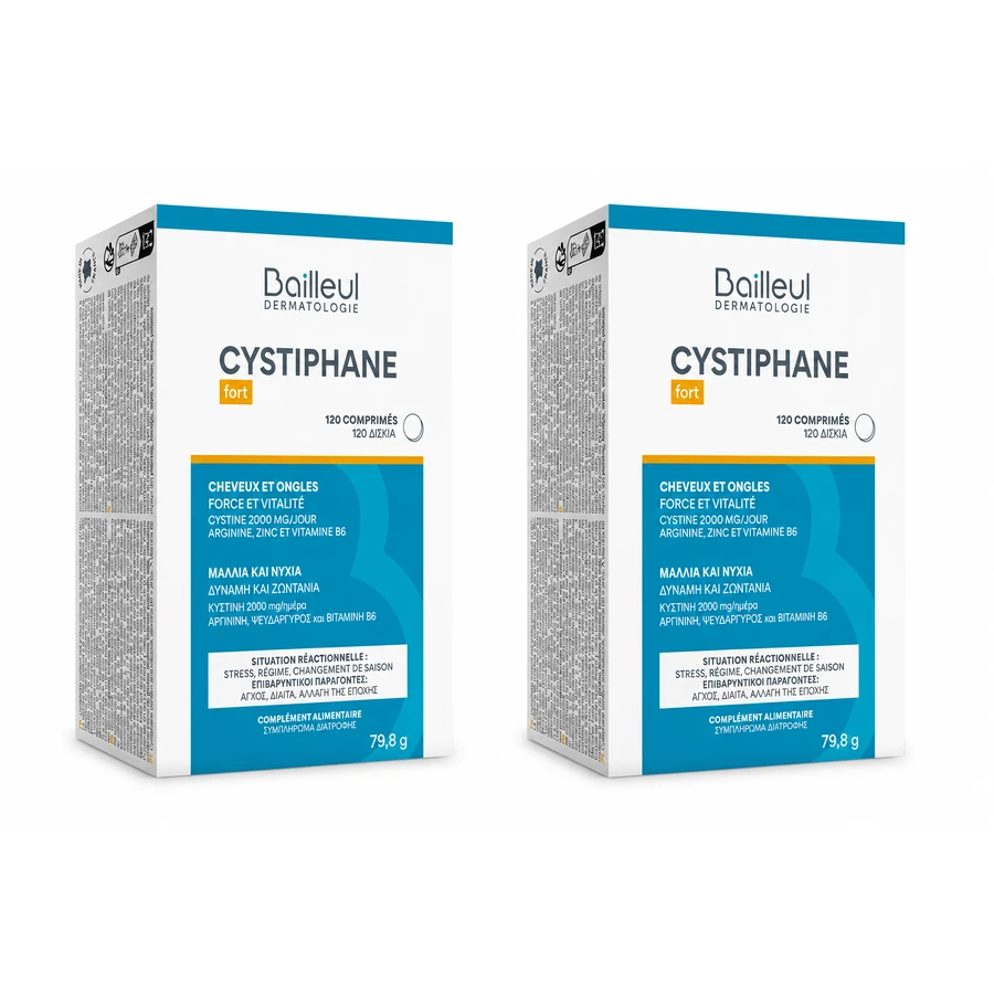 Cistifano per capelli e unghie, 2x120 compresse, Bailleul