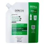 Rezerva eco sampon anti-matreata pentru par normal-gras Dercos, 2x390 ml, Vichy