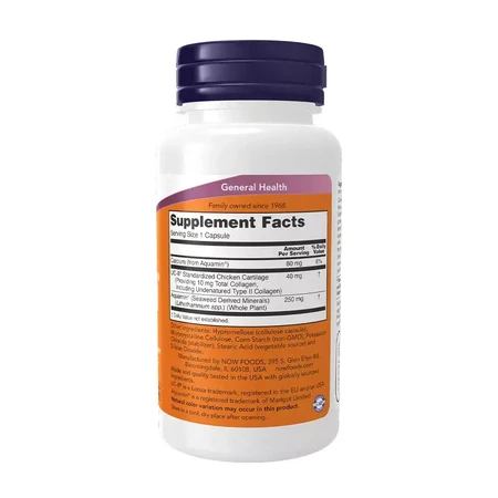 Now Foods UC-II Colagen de tip II, 2x120 capsule vegetale