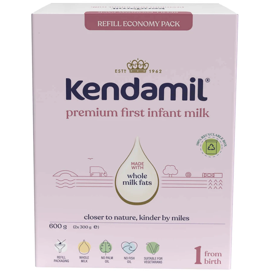 Kendamil Premium 1 DHA+, infant milk, from birth, 4x600 g