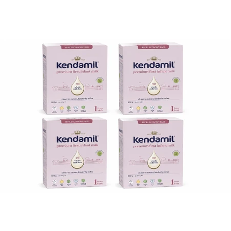 Kendamil Premium 1 DHA+, infant milk, from birth, 4x600 g