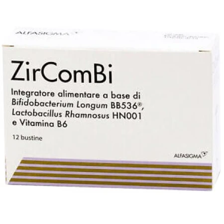 ZirComBi, 2 x 12 envases, Alfasigma 
