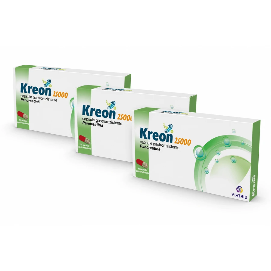 Kreon 25000, 3x20 capsule, Viatris