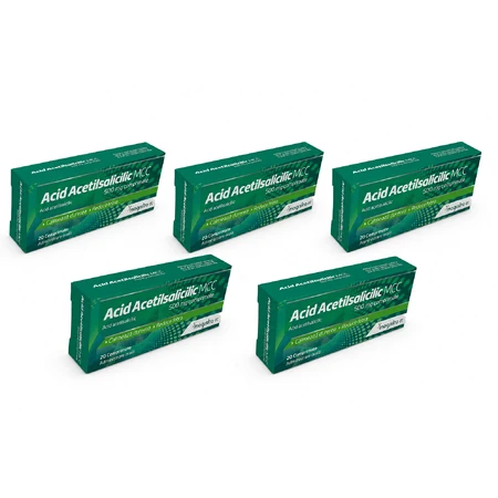 Acetylsalicylsäure 500mg, 5x20 Tabletten, Magistra