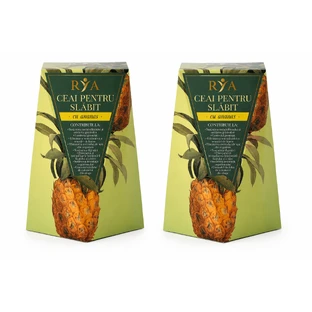 Herbata odchudzająca z ananasem, 2x60 g, Rya Vita