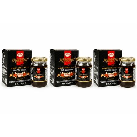 Herbal Aphrodisiac potency honey paste, 3x240 g, Maccun