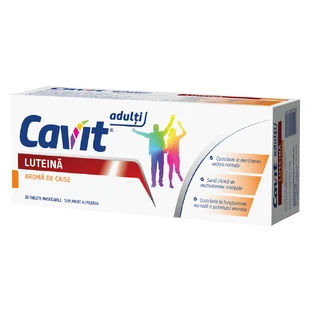 Cavit Adults Luteina, 2x20 tabletek do żucia, Biofarm