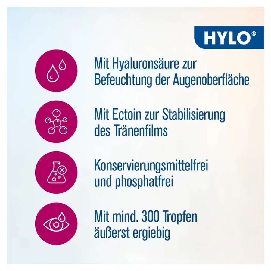 HYLO DUAL INTENSE Collirio, 2 x 10 ml