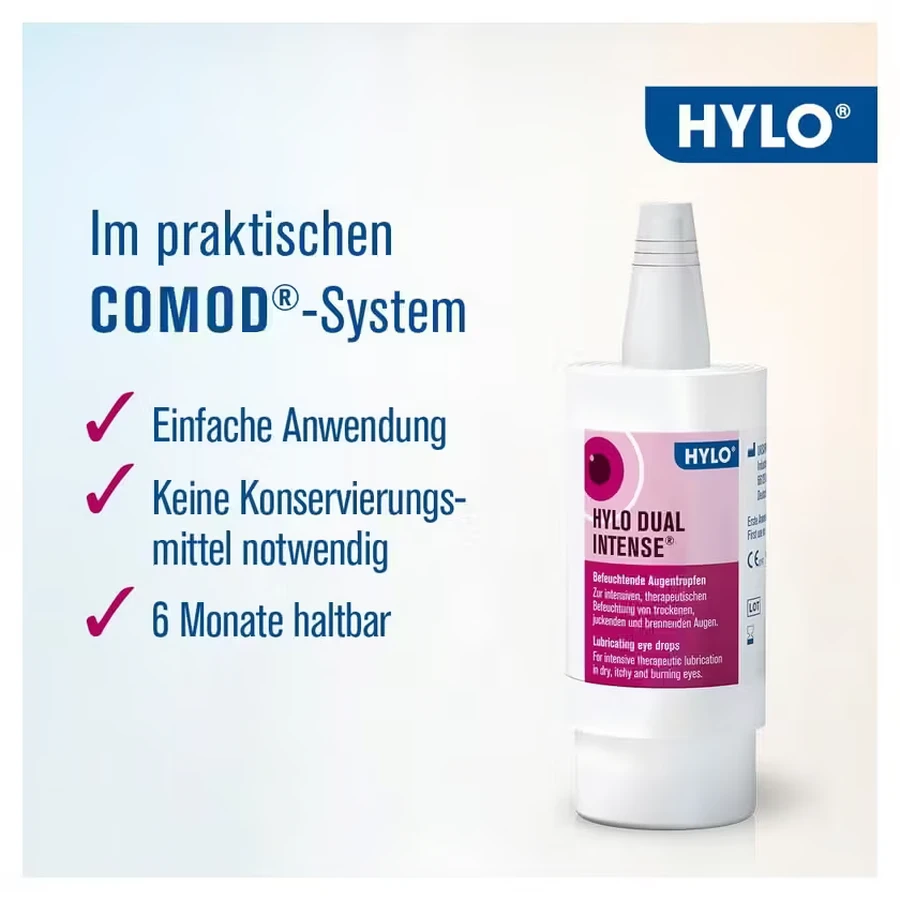 HYLO DUAL INTENSE Collirio, 2 x 10 ml