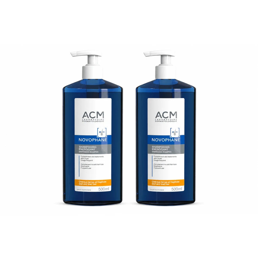 Novophane Energizing Shampoo, 2x500 ml, Acm