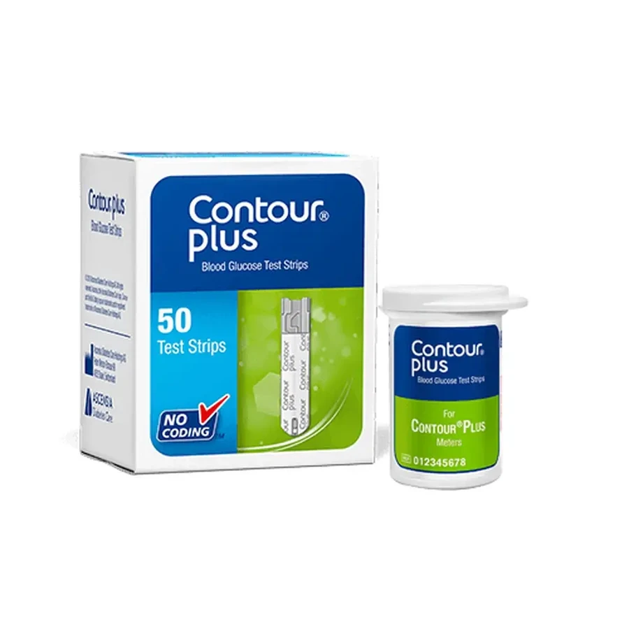 Tests de glycémie Contour Plus, 5x50 pièces, Ascensia Diabetes Care