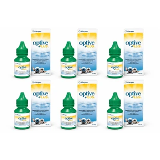 Optive Plus Gouttes pour les yeux 6x10 ml