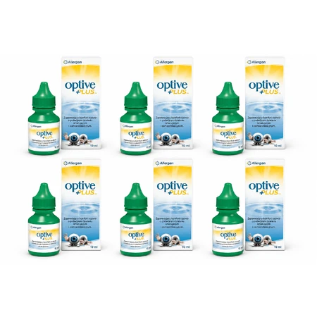 Optive Plus Oogdruppels 6x10 ml
