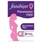 Femibion 0 Planowanie ciąży, Kwas foliowy Plus, 4x28 tabletek, Procter & Gamble: ceny i cechy
