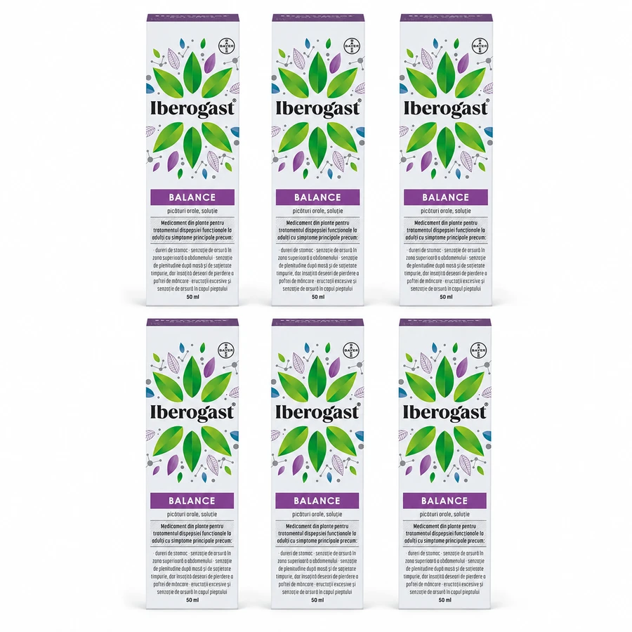 Iberogast Balance picaturi orale, 6x50 ml, Bayer