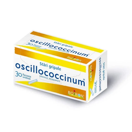 Oscillococcinum stări gripale, 3x30 unidoze, Boiron