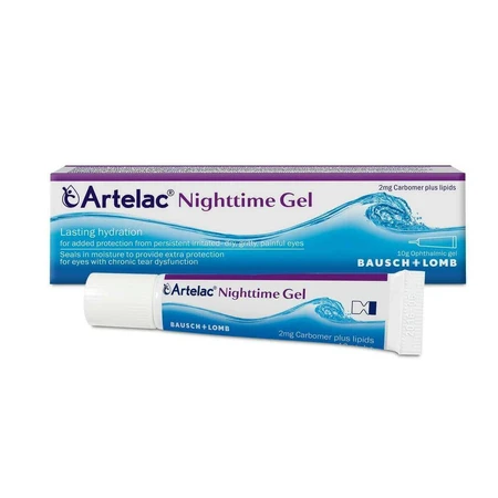 Xailin Eye Lubricating Gel, 30 g + Artelac Nighttime 30 g, Bausch+Lomb