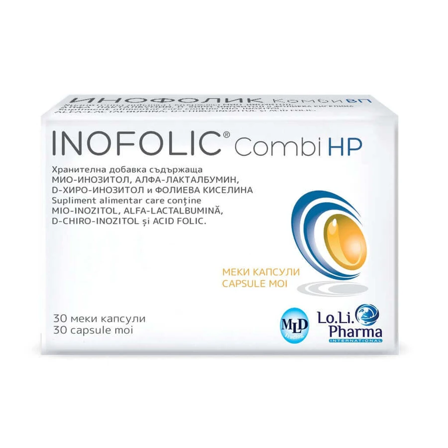 Inofolic Combi HP, 60 capsules + Inofolic HP, 60 sachets, Loli Pharma