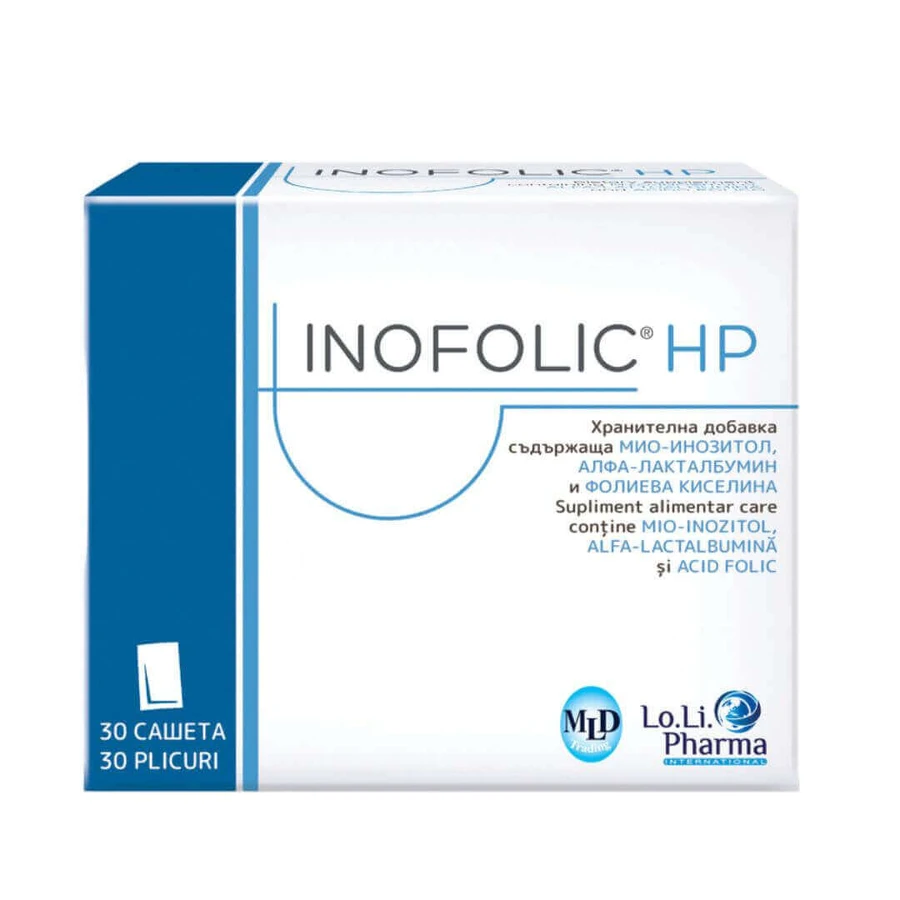 Inofolic Combi HP, 60 capsules + Inofolic HP, 60 sachets, Loli Pharma