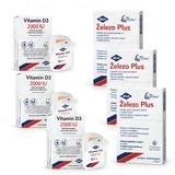 Vitamin D3, 90 tablets + Iron Plus 60 capsules, IBSA