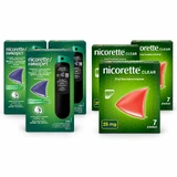 Nicorette Freshmint Spray, 1 mg, 39,6 ml + Nicorette Clear, 25 mg, 21 Pflaster, McNeil