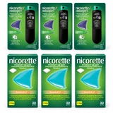 Nicorette Freshmint-Spray, 1 mg, 39,6 ml, + 4 mg Kaugummi, 90 Stück, McNeil 