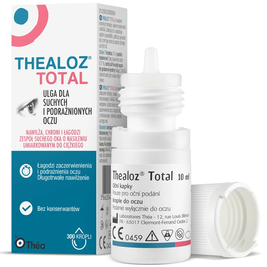 Thealoz Total, 30 ml + Nutrof Total, 180 Kapseln, Thea