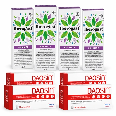 Iberogast Balance, 200 ml + Daosin, 120 comprimate