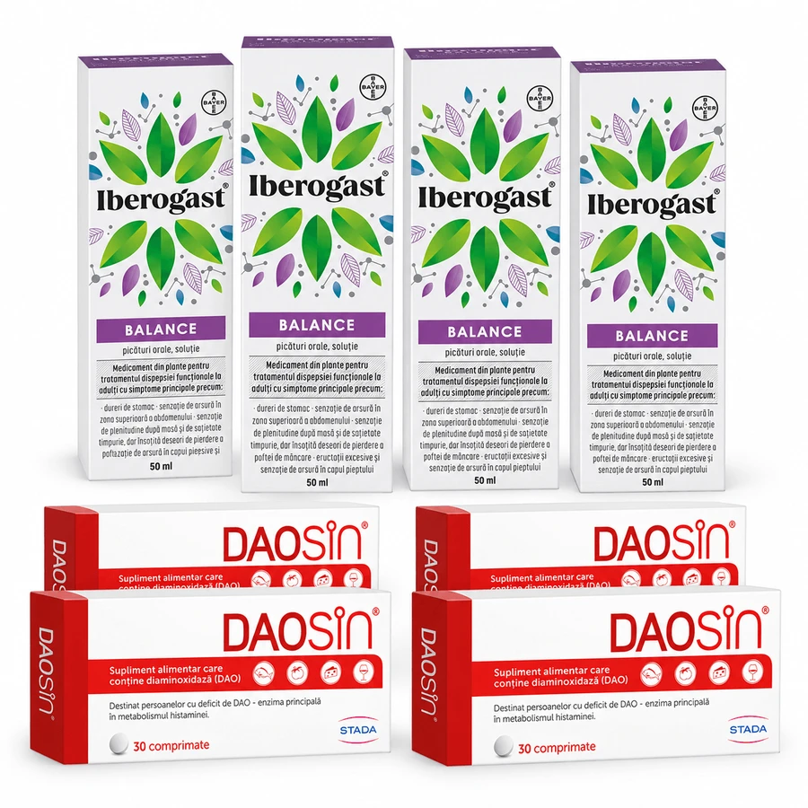 Iberogast Balance, 200 ml + Daosin, 120 comprimate