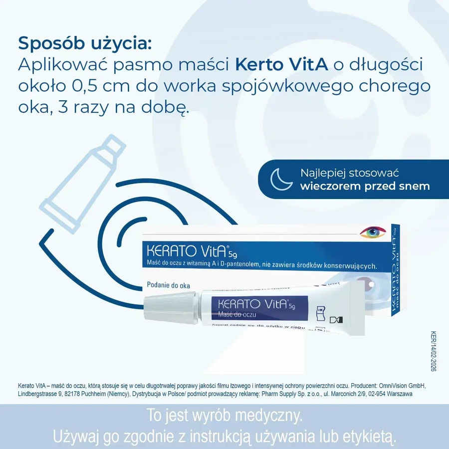 Kerato VitA, Augensalbe, 8x5 g